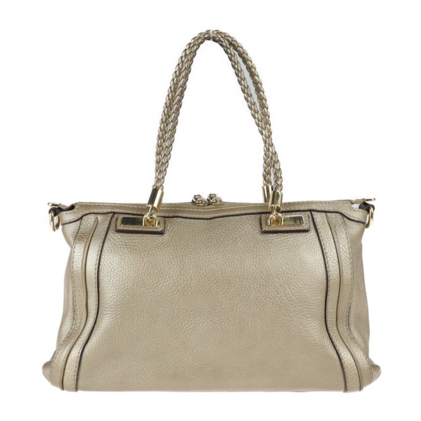 Luxury Gucci bamboo handbag 282300 leather gold tassel 2WAY shoulder tote bag