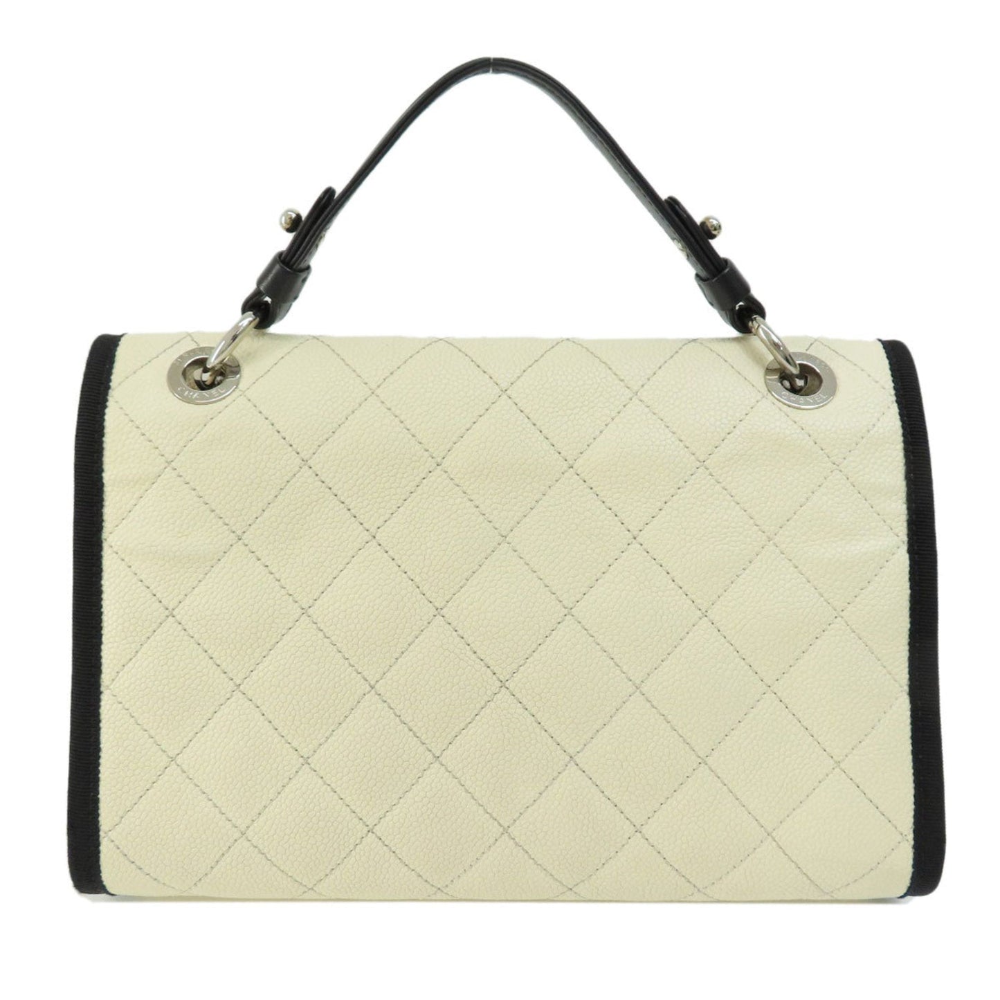 Luxury Chanel Matelasse Shoulder Bag Caviar Skin Women's