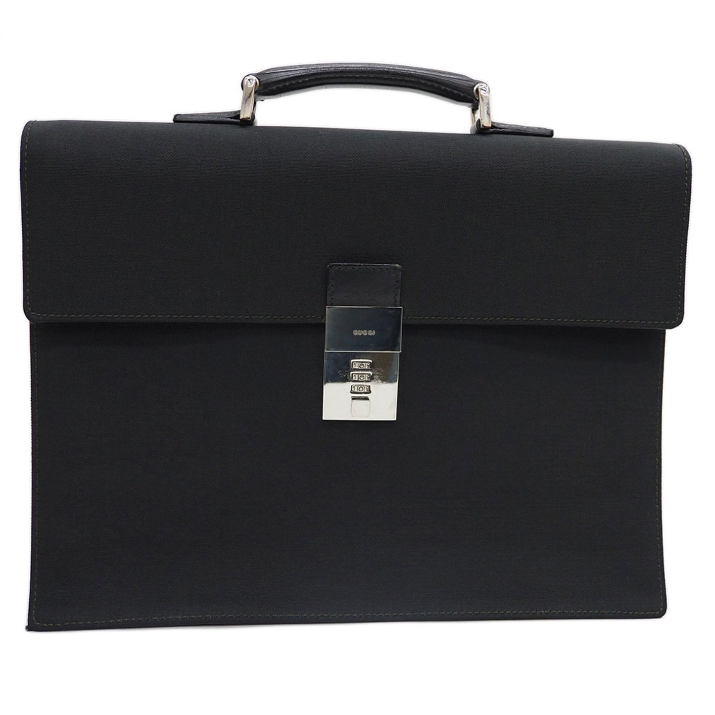 Luxury Gucci Trending 2025 Business Bag Briefcase Black Nylon Leather A4 Men's