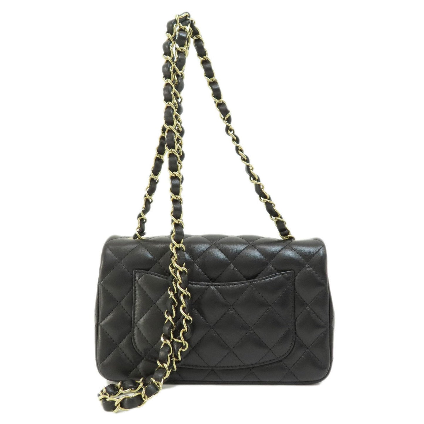 Luxury Chanel Matelasse Shoulder Bag Lambskin Women's