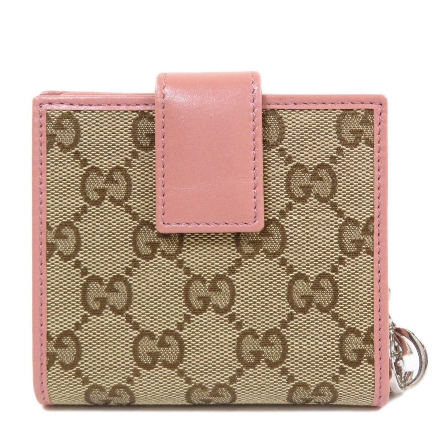 Luxury Gucci 233021 GG bi-fold wallet canvas ladies