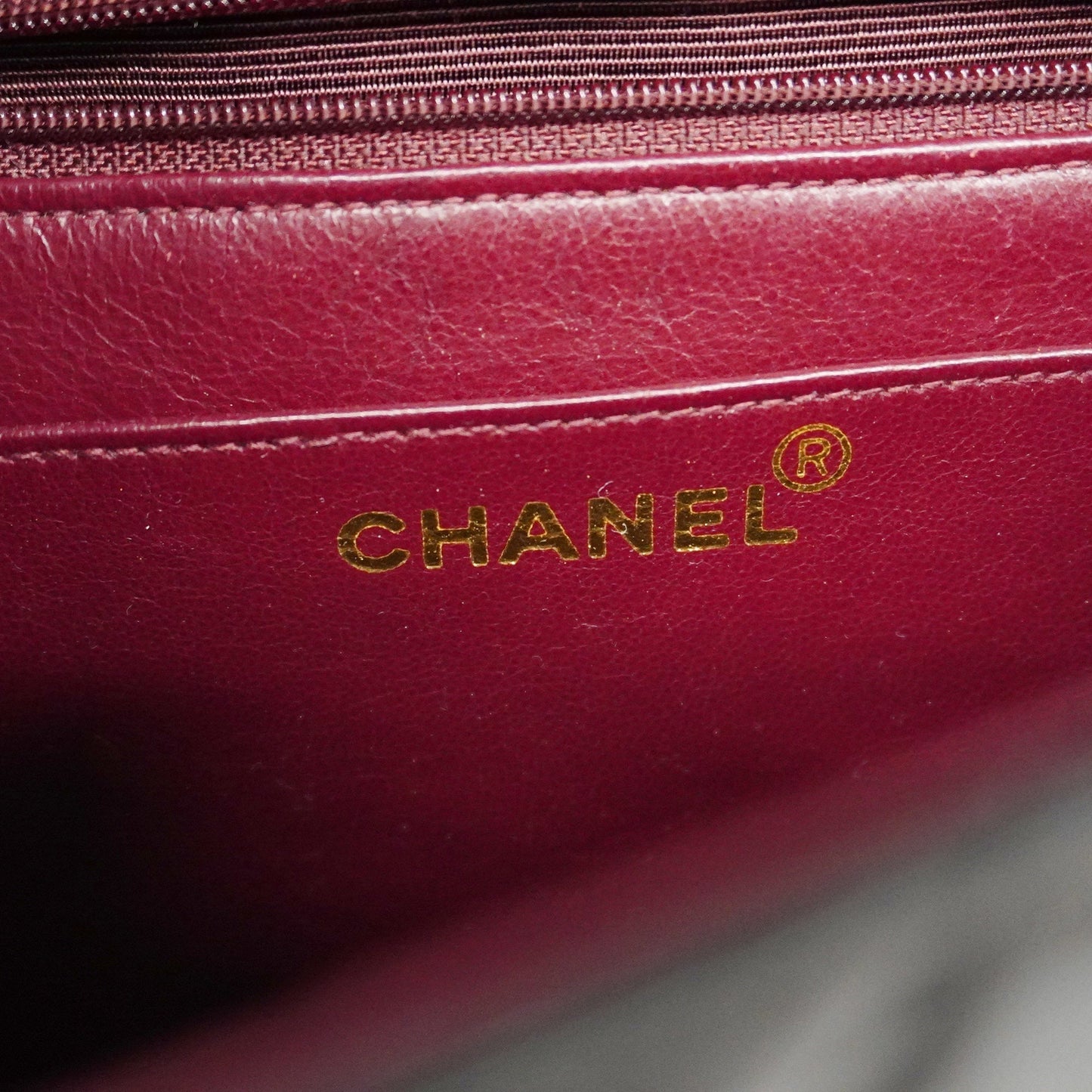 CHANEL[3ca0445]   Shoulder Bag Matelasse Diana Flap Single Chain Lambskin Black Gold metal