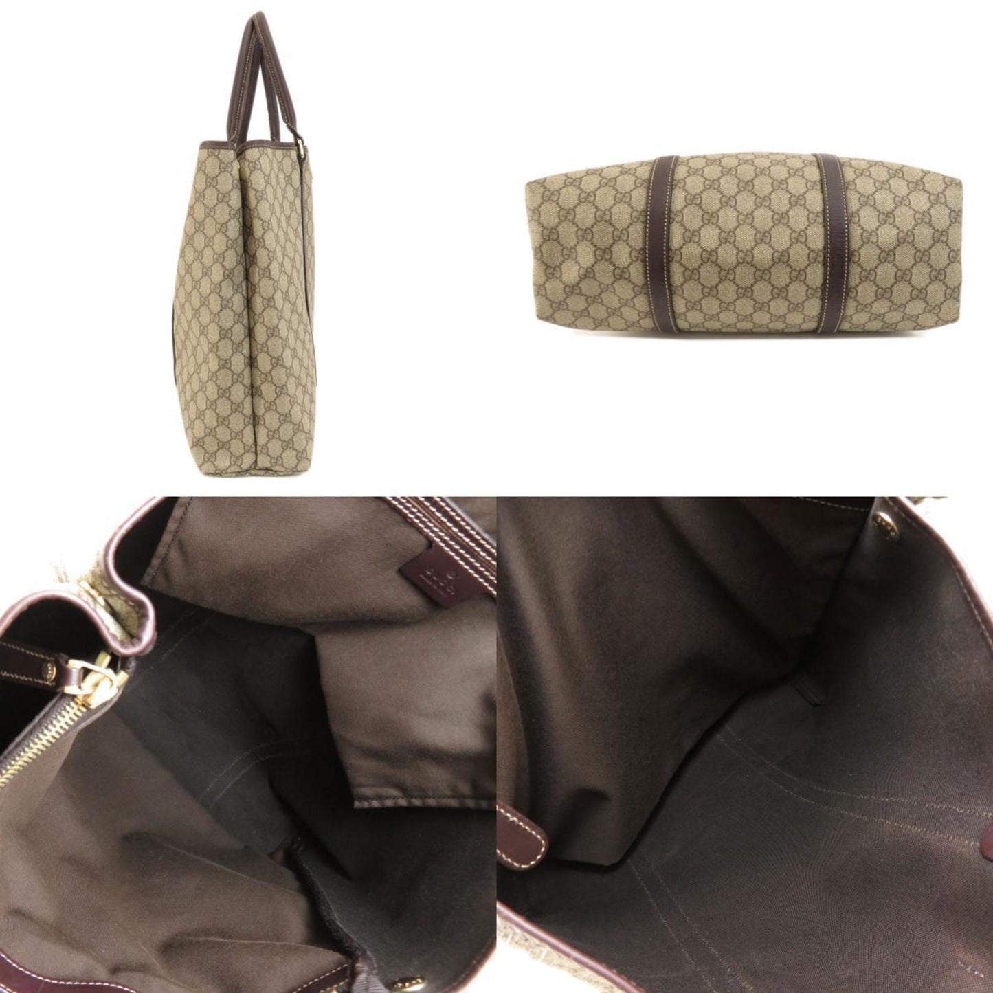 Luxury Gucci 223668 GG Tote Bag PVC Ladies