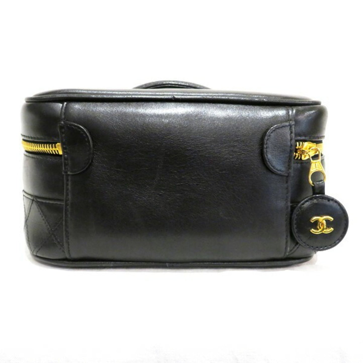Luxury Chanel Bicolore Lambskin Vanity Bag Handbag Ladies