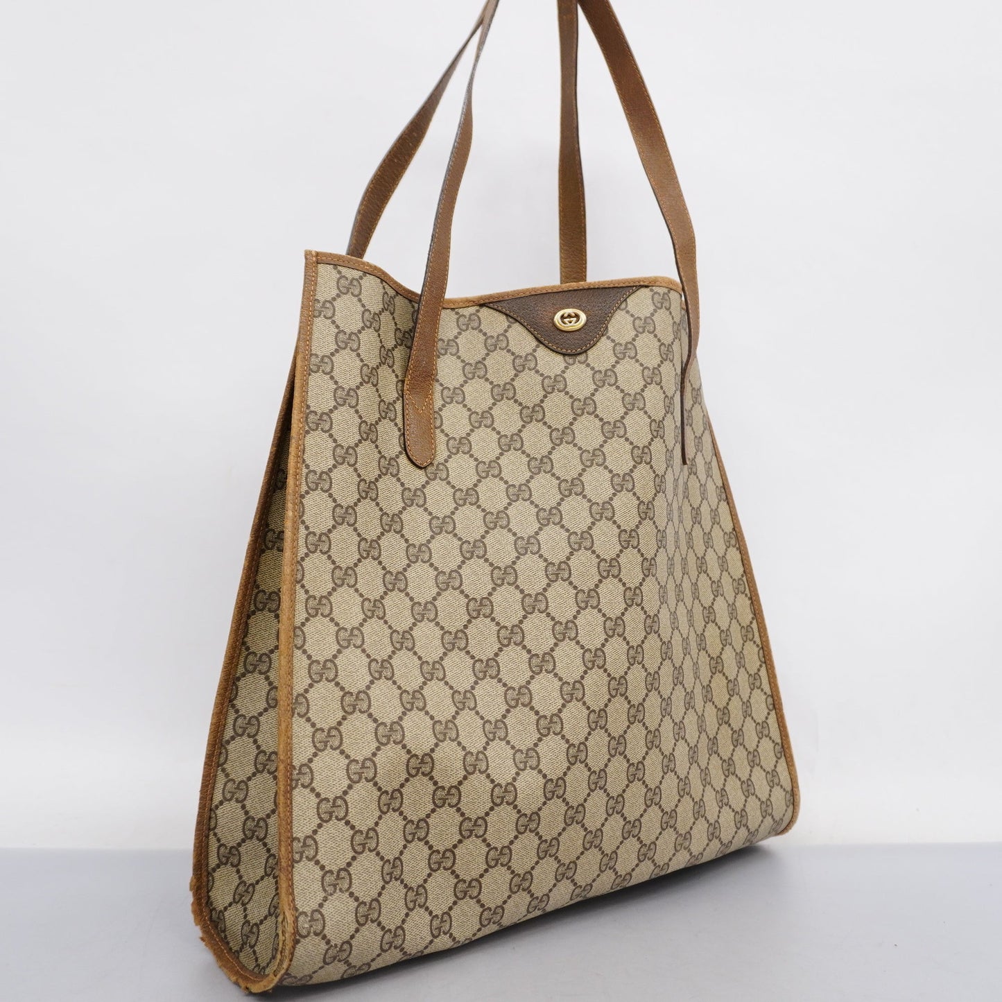 Luxury Gucci  GG Supreme 92 02 998 Women's Tote Bag Beige,Brown