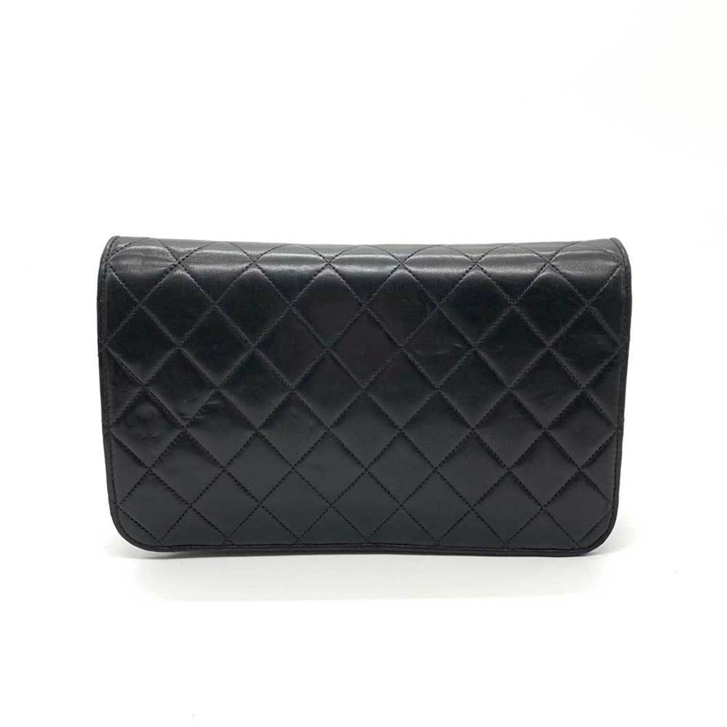 Luxury Chanel Bag Matelasse 23 Single Chain Shoulder Black Full Flap Push Lock Coco Mark Ladies Lambskin Leather A03568