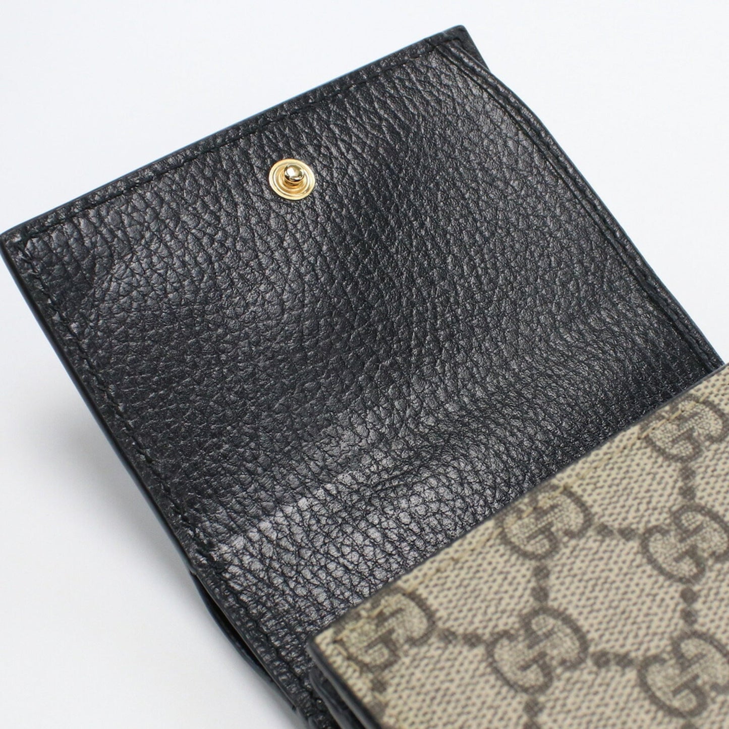 Luxury Gucci Medium GG Marmont 598587 17WAG 1283 Bifold Wallet PVC Ladies