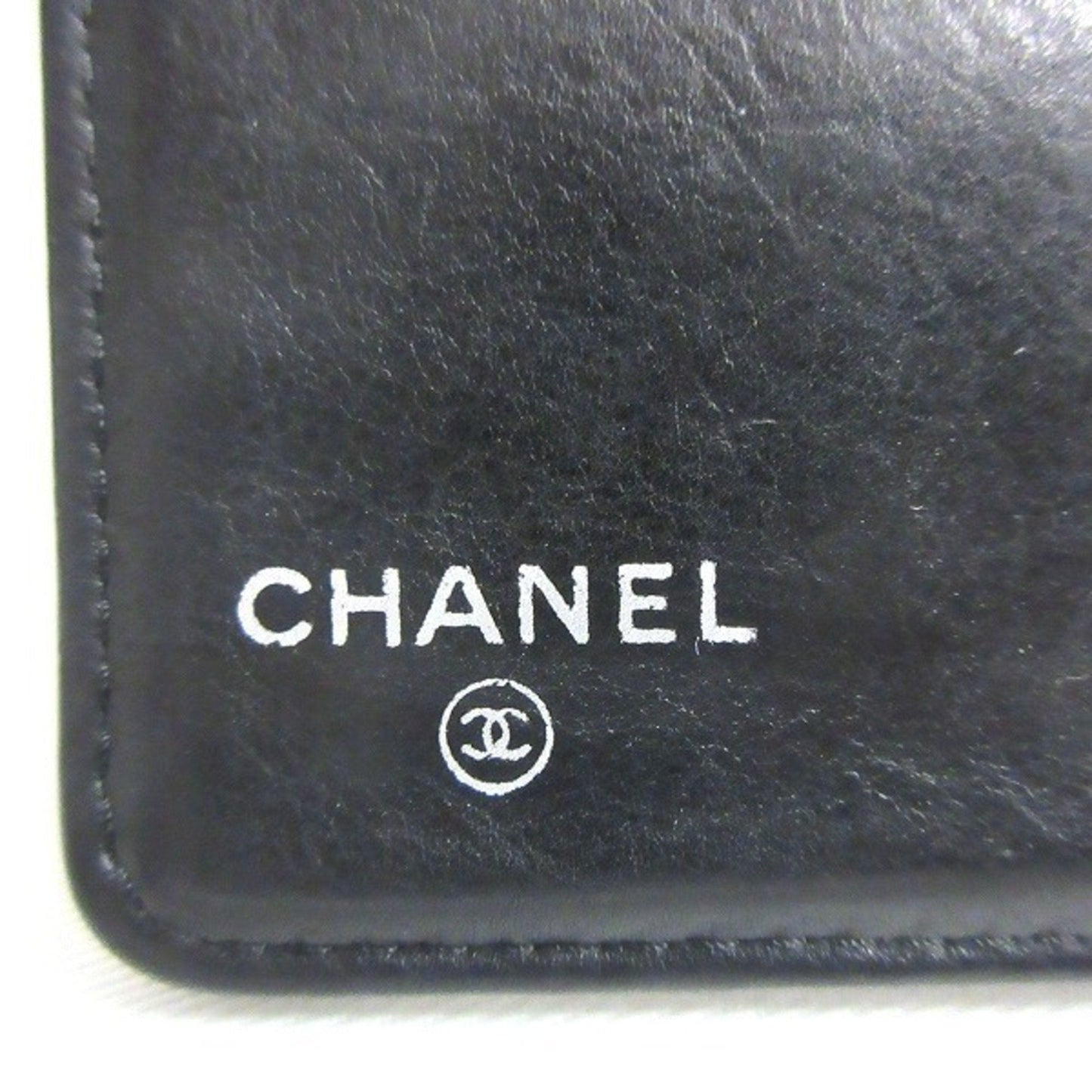 Luxury Chanel Micro Chocolate Bar Coco Mark Long Wallet 2 Fold Women's