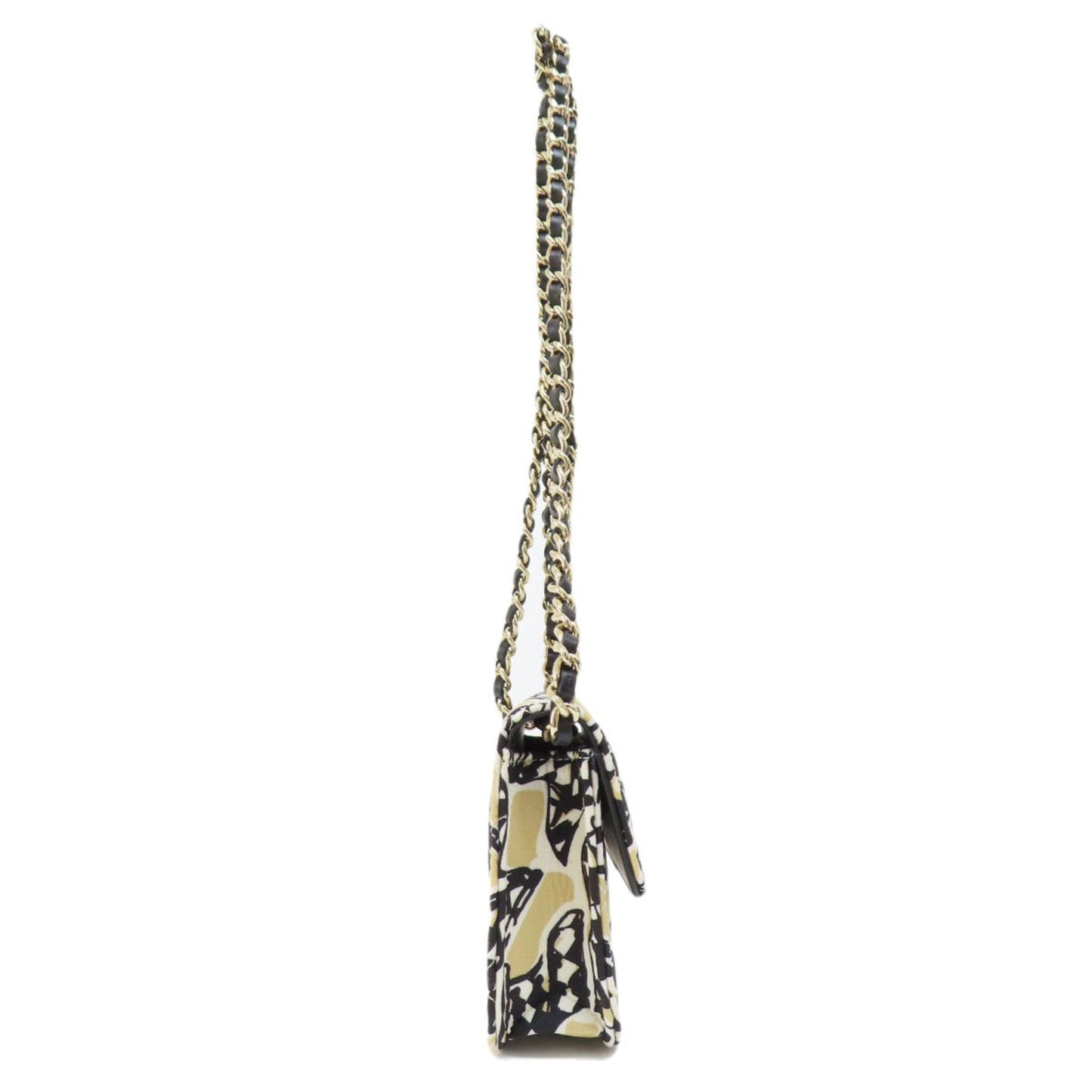 Luxury Chanel Chain Shoulder Coco Mark Bag Cotton Women's