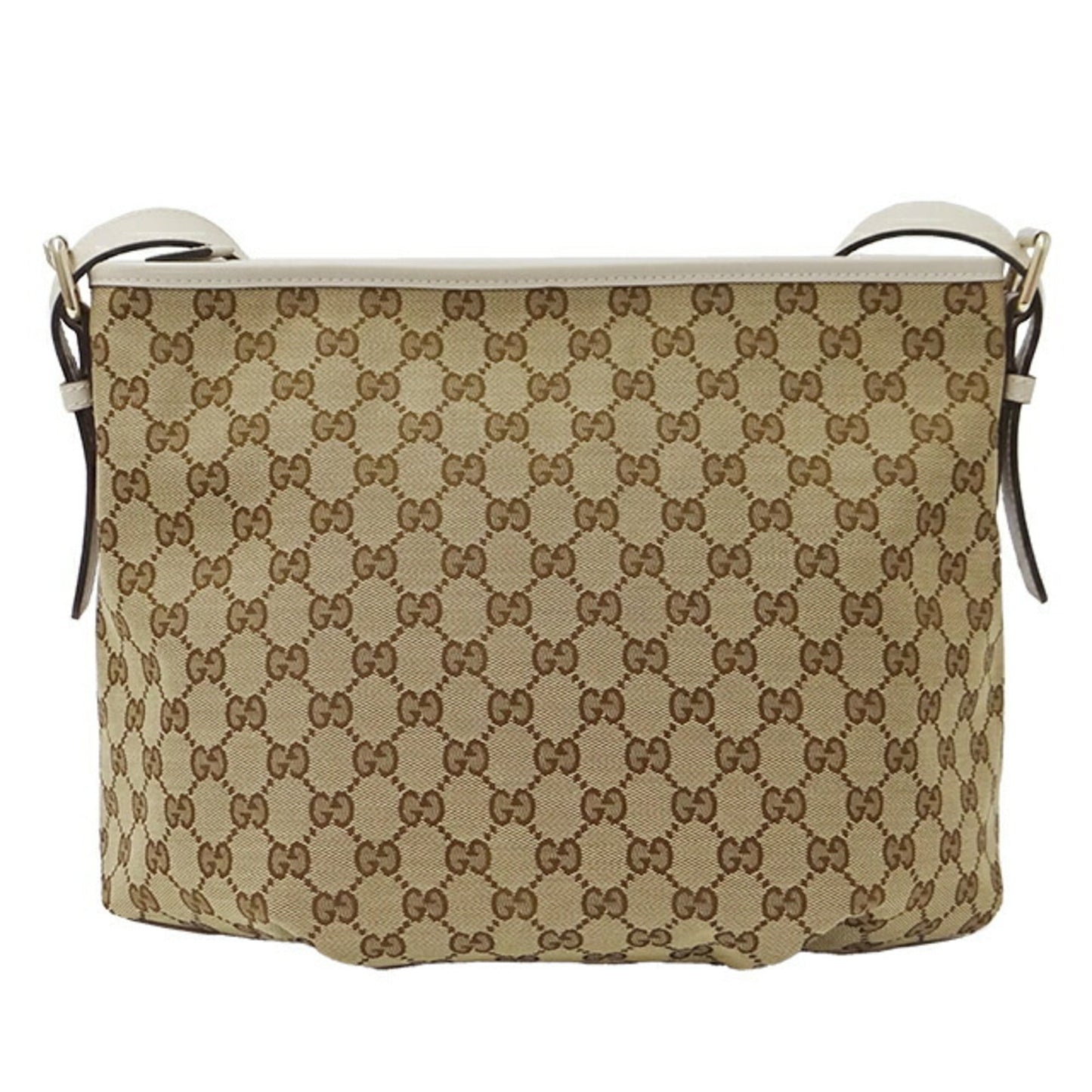 Luxury Gucci Trending 2025 bag ladies shoulder GG canvas ivory brown