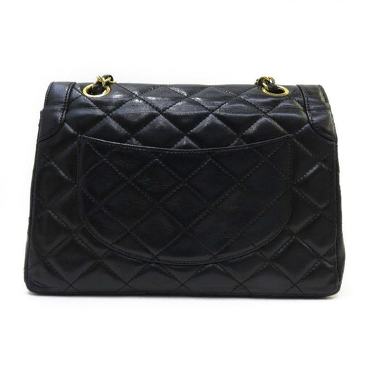 Chanel matelasse Paris limited W chain flap shoulder bag gold silver metal fittings