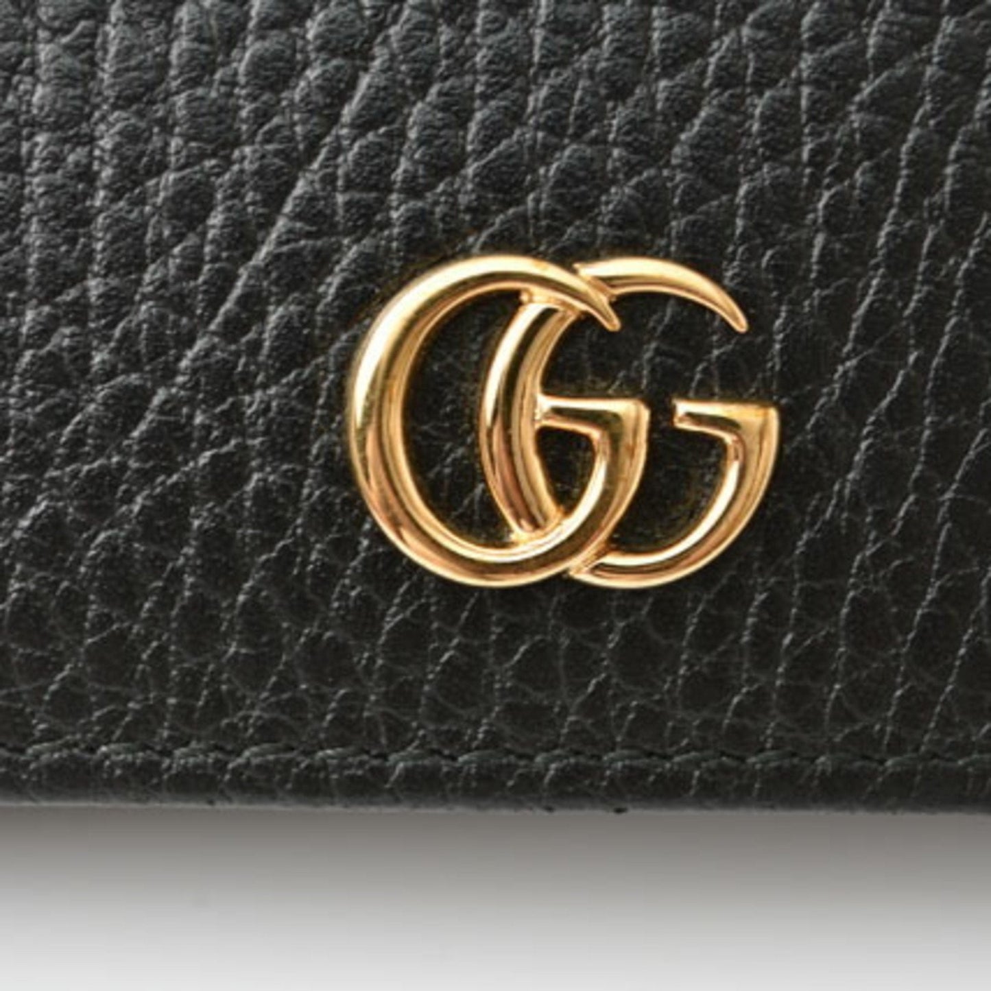 Luxury Gucci Wallet  Folding 456126 PETITE MARMONT Petit Marmont Black