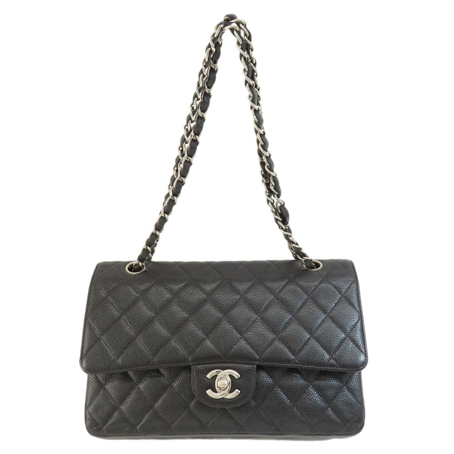 Luxury Chanel Chain Shoulder Matelasse Bag Caviar Skin Women's