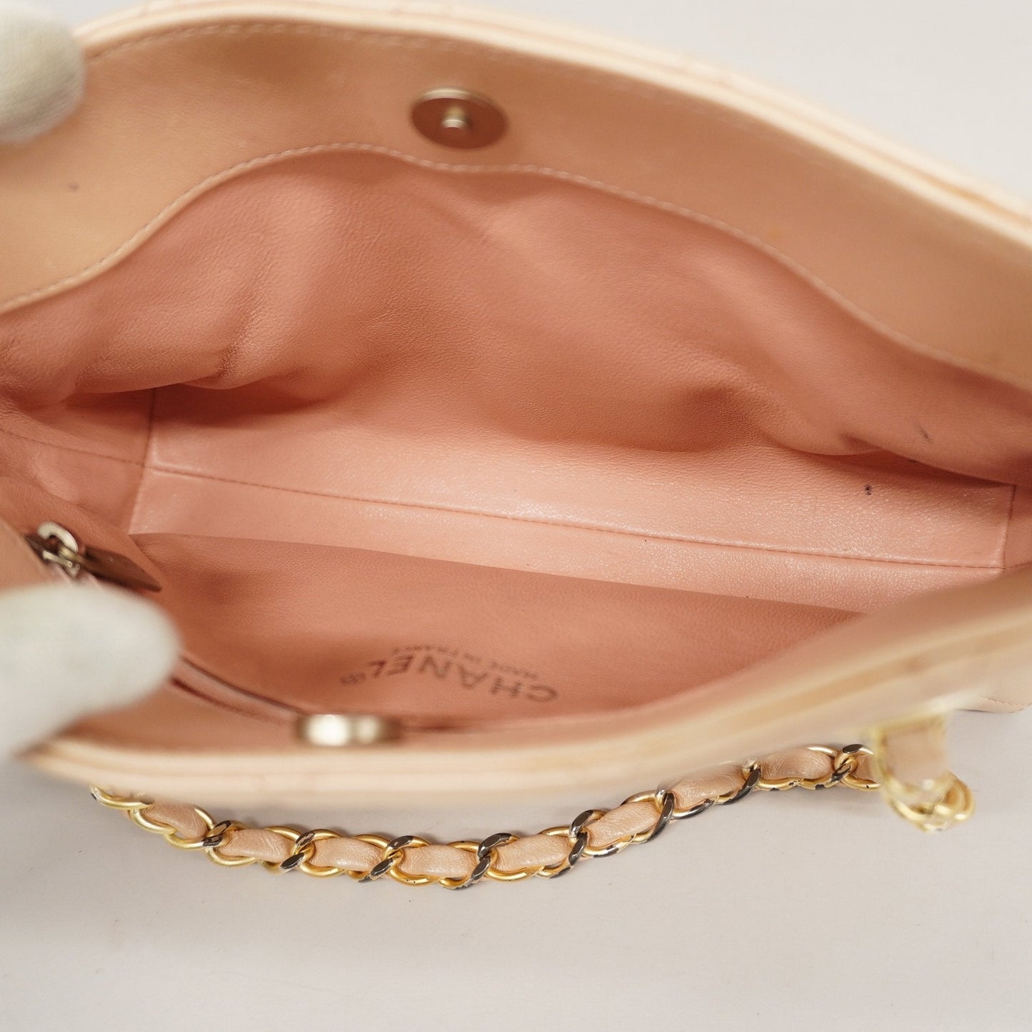 Luxury Chanel  Matelasse Women's Leather Handbag Light Pink
