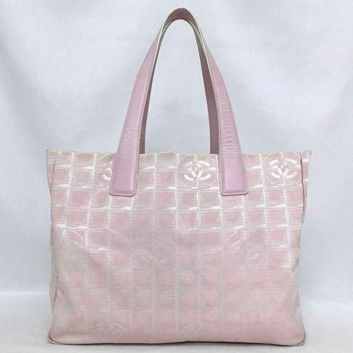 Luxury Chanel MM Pink New Line A15991 Nylon Leather 8216800  Coco Mark Tra Ladies