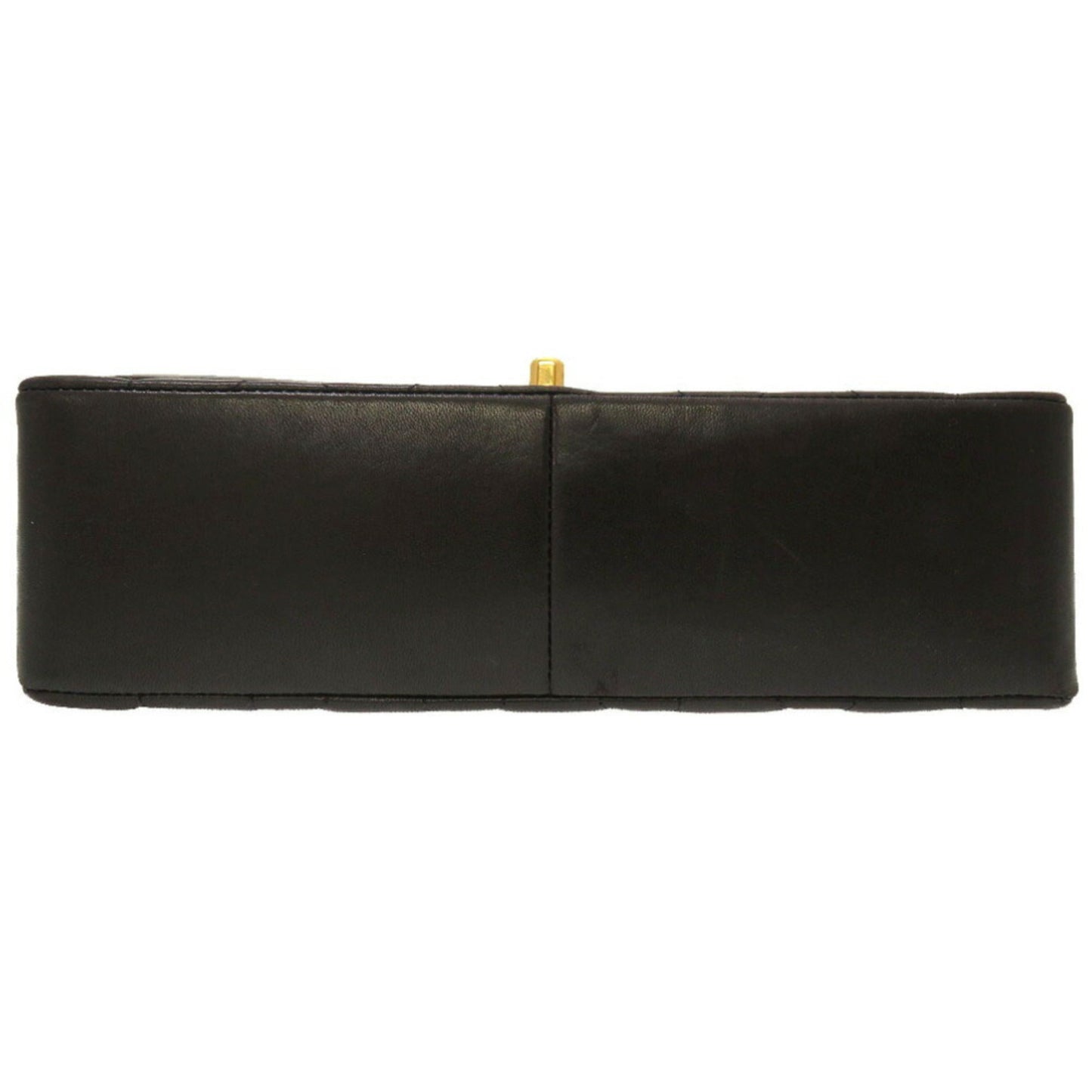 Luxury Chanel Diana 25 Medium Matelasse Lambskin Black Gold Chain Shoulder Bag No. 3 Coco Mark Turnlock