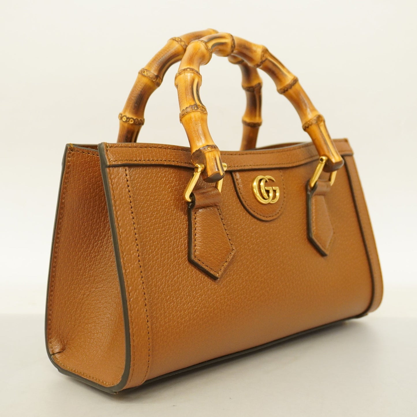 Luxury Gucci  Bamboo 2way Bag Diana 735153 Women's Handbag,Shoulder Bag Brown