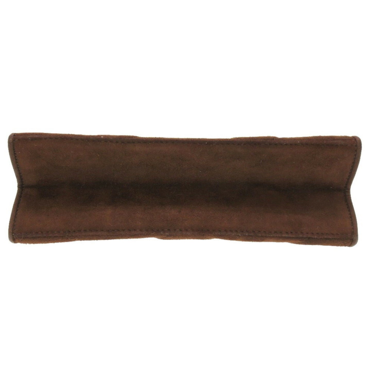 Luxury Chanel Matelasse Coco Mark Suede Brown Shoulder Bag