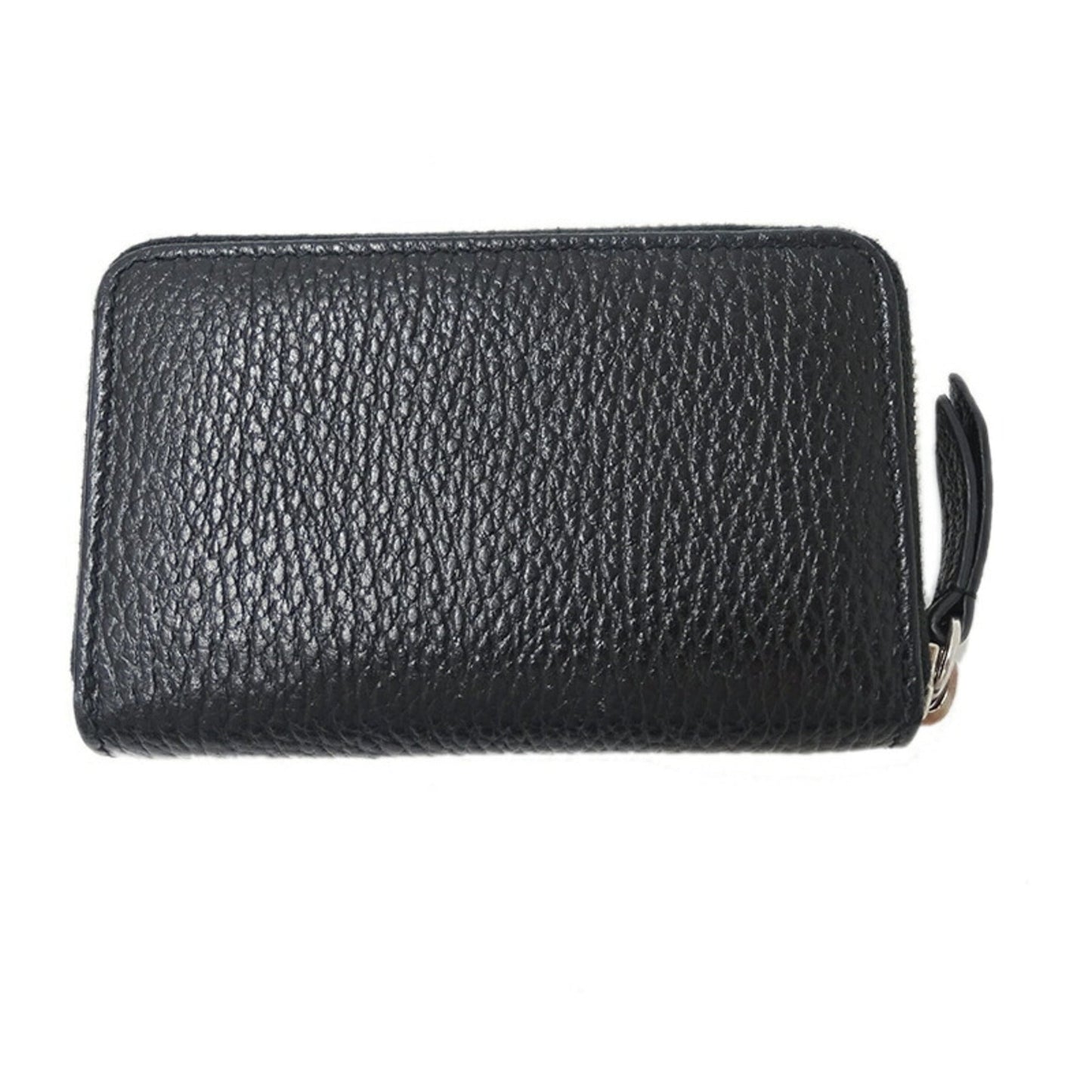 Luxury Gucci Wallet Women's Men's Coin Case Petit Marmont Leather Double G Zip Around Black 644412 Card