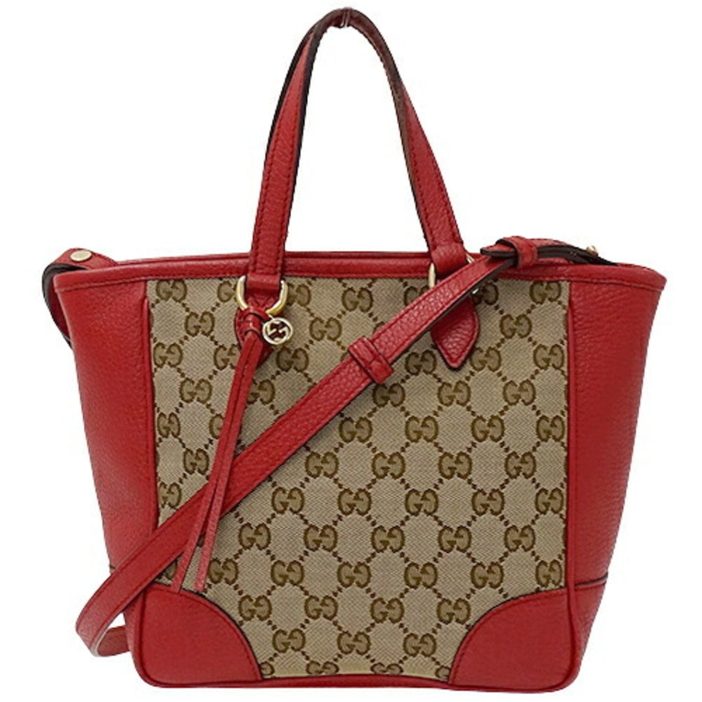 Luxury Gucci Trending 2025 bag ladies handbag shoulder 2way GG canvas brown red