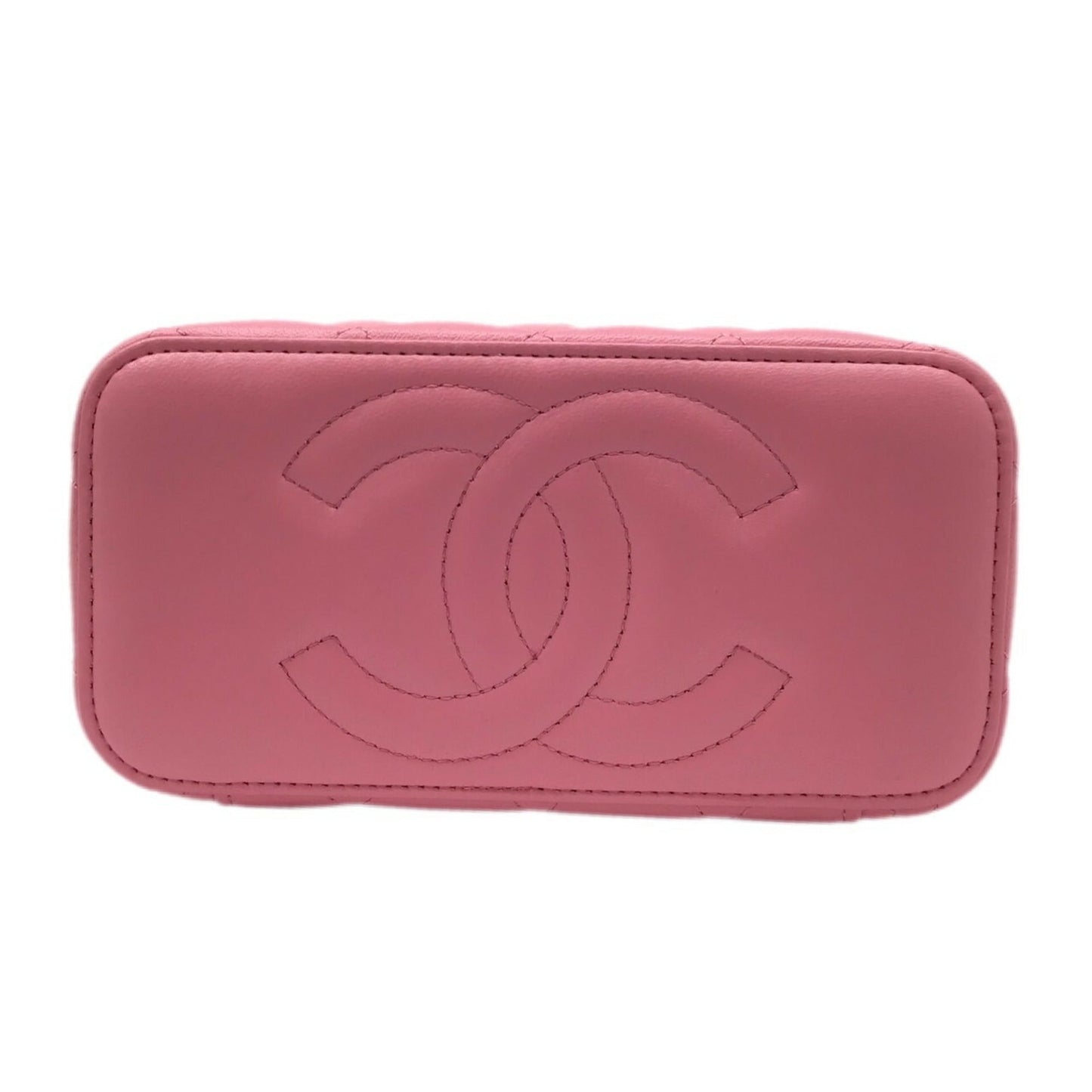 Luxury Chanel Vanity Chain Bag AP2199 Lambskin Pink G Hardware Shoulder Women Men Unisex