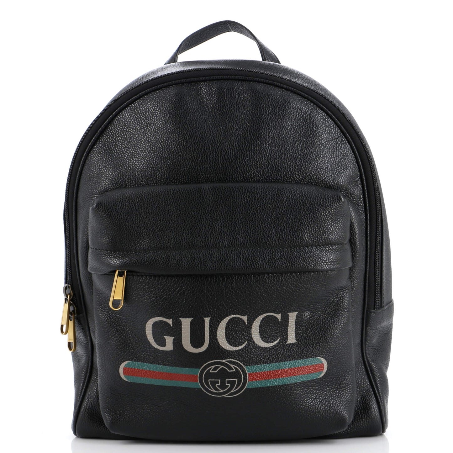 Luxury Gucci Trending 2025 Logo Front Pocket Backpack Printed Leather