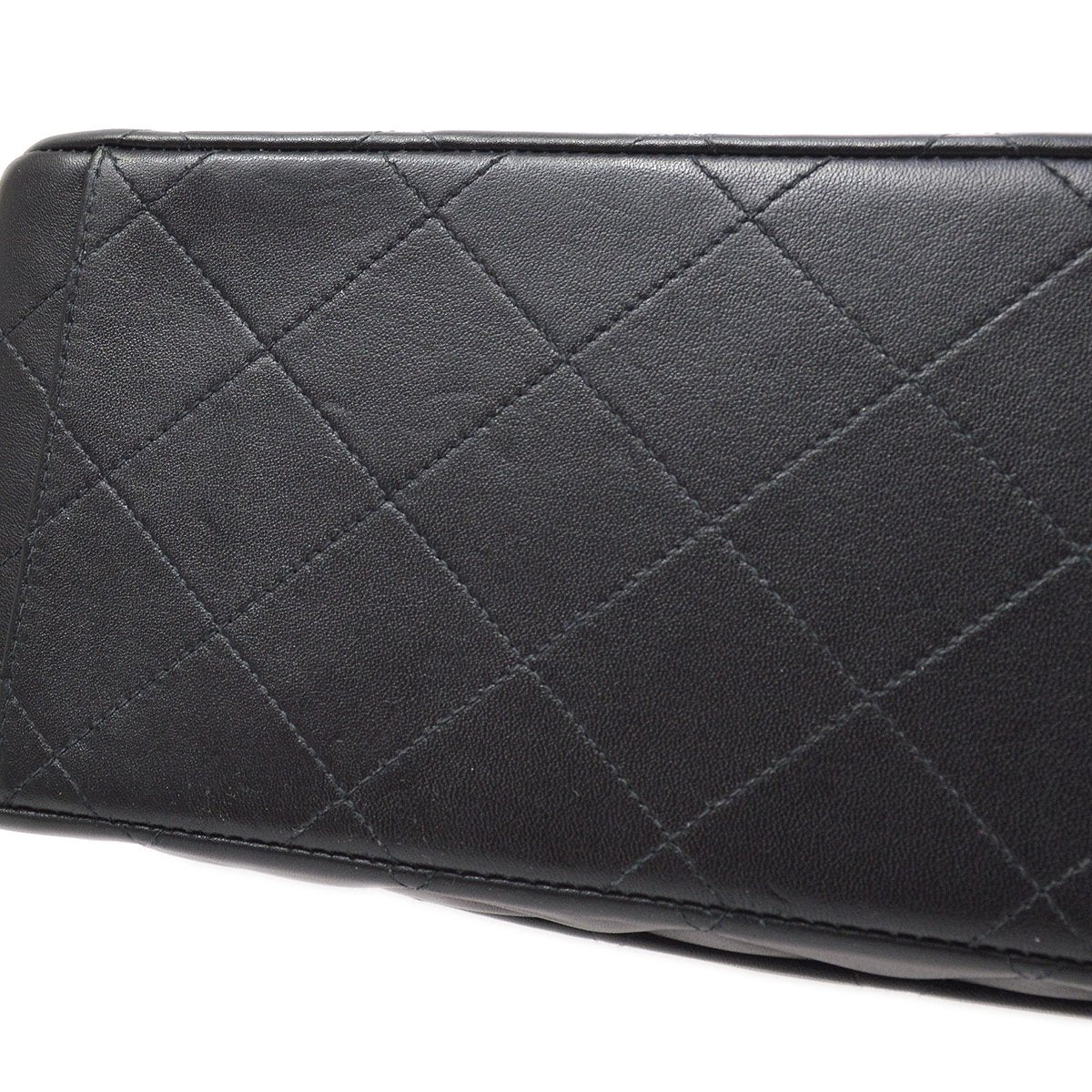 CHANEL 1994-1996 Classic Flap Maxi Black Lambskin 80517