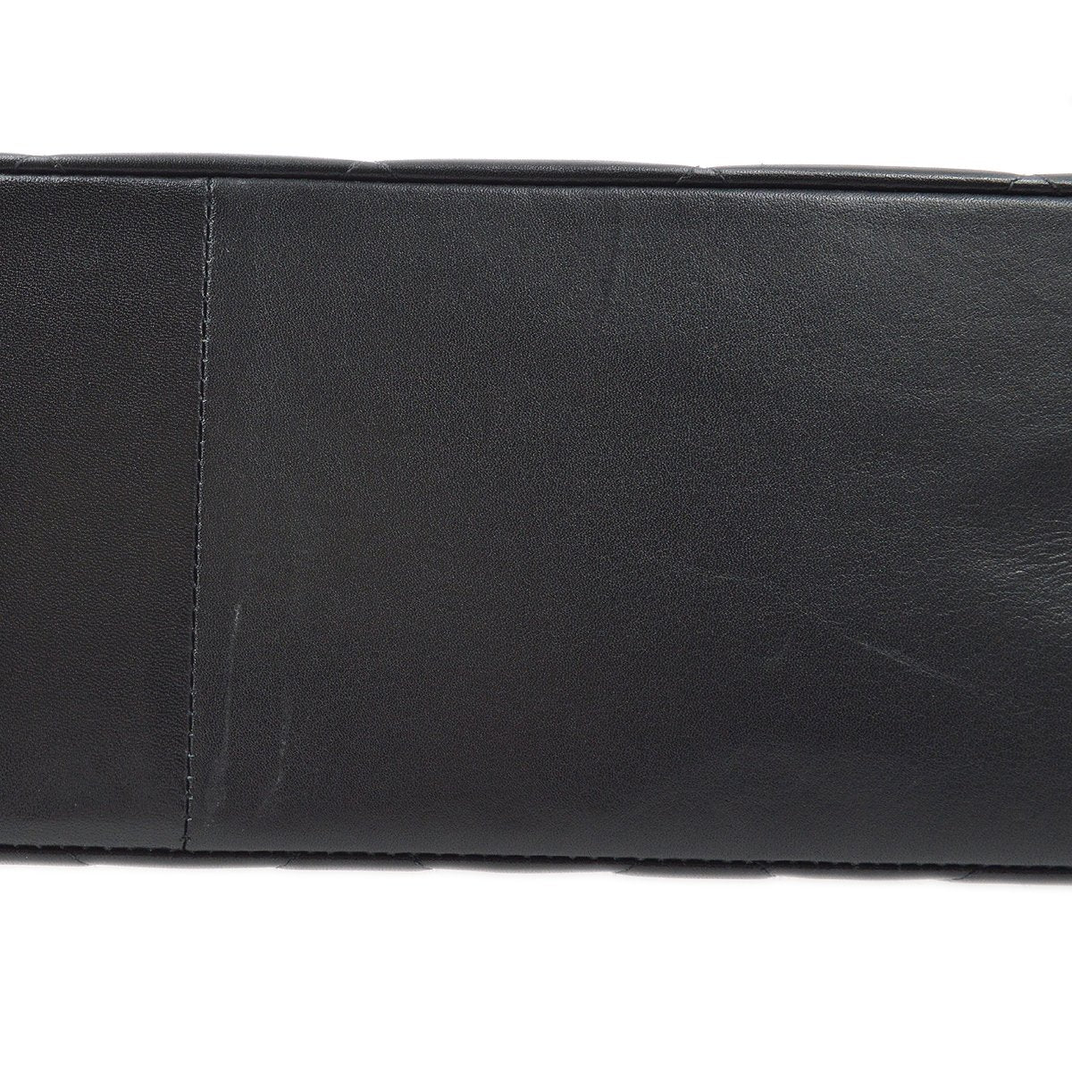 CHANEL★ 1991-1994 Black Quilted Lambskin CC Flap Maxi 60850