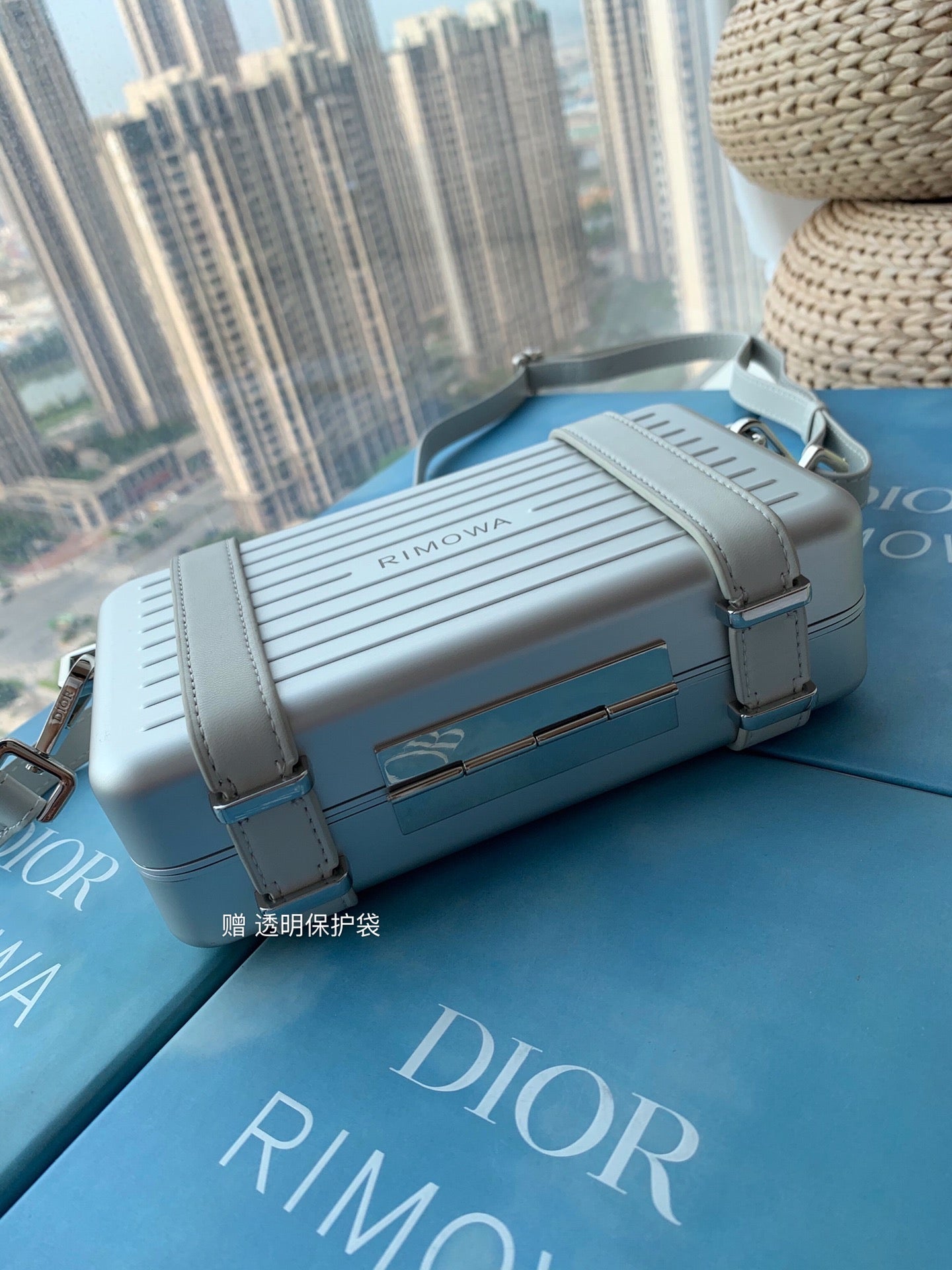 Luxury DiorRIMOWA 20 CASE BAG IN GREY ALUMINUM MAGNESIUM