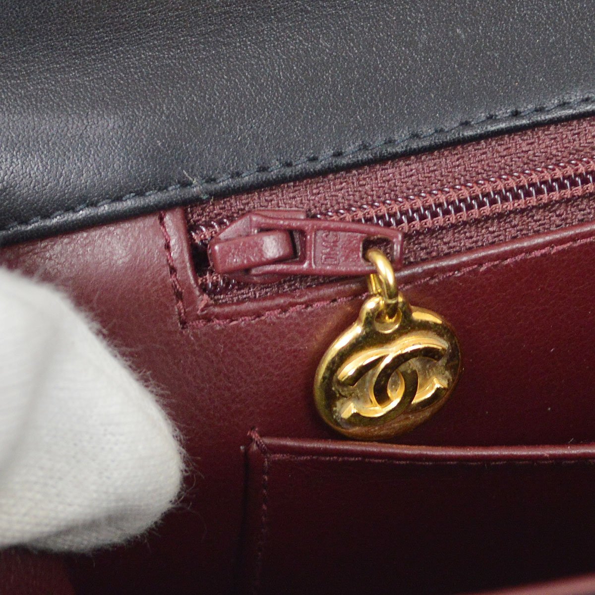 CHANEL 1994-1996 Classic Flap Maxi Black Lambskin 92994
