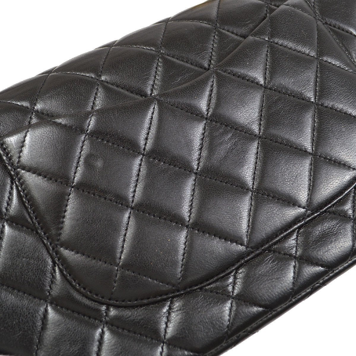 CHANEL 1994-1996 Classic Single Flap Handbags Set Black Lambskin 72957
