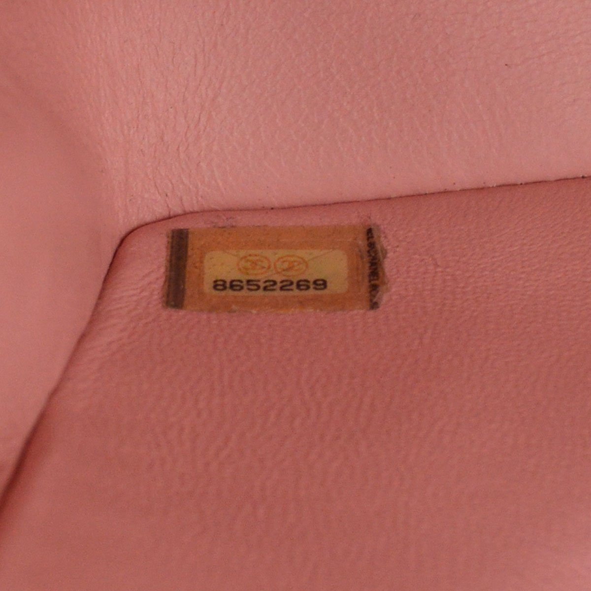 CHANEL 2003-2004 Classic Square Flap 17 Pink Caviar 82773