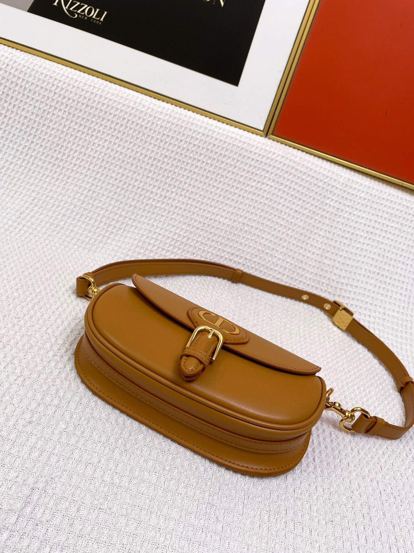 Luxury DiorMINI BOBBY EAST-WEST 20 BAG IN CHOCOLATE BROWN CALFSKIN