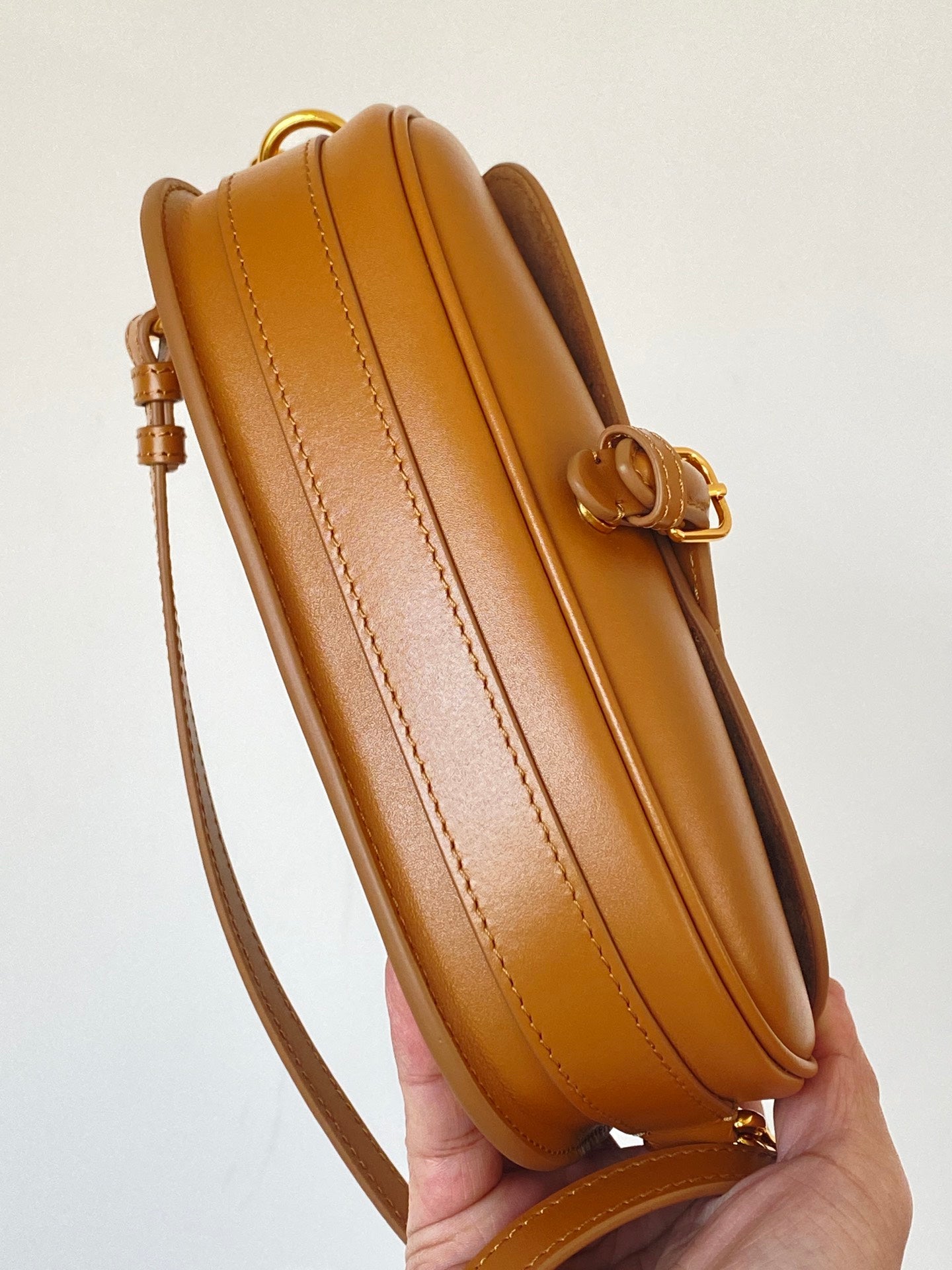 Luxury DiorBOBBY EAST-WEST 22 BAG IN CHOCOLATE BROWN CALFSKIN