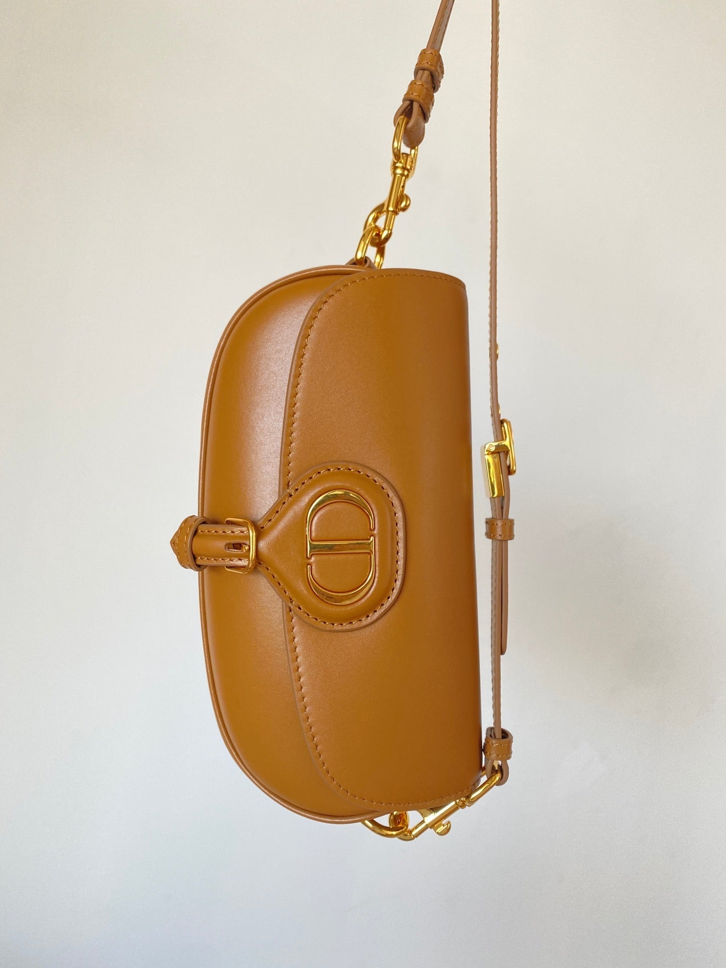 Luxury DiorBOBBY EAST-WEST 22 BAG IN CHOCOLATE BROWN CALFSKIN