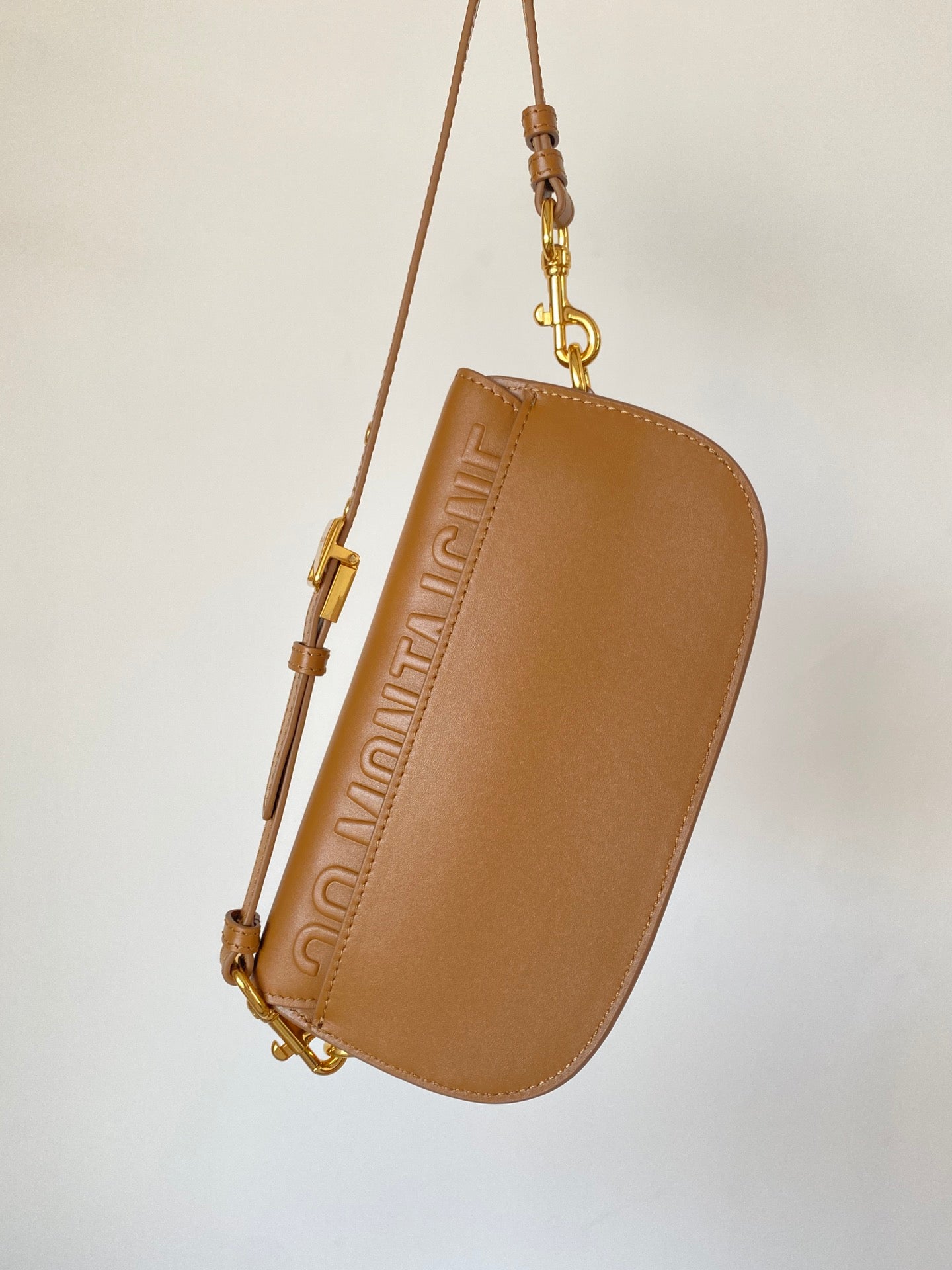 Luxury DiorBOBBY EAST-WEST 22 BAG IN CHOCOLATE BROWN CALFSKIN