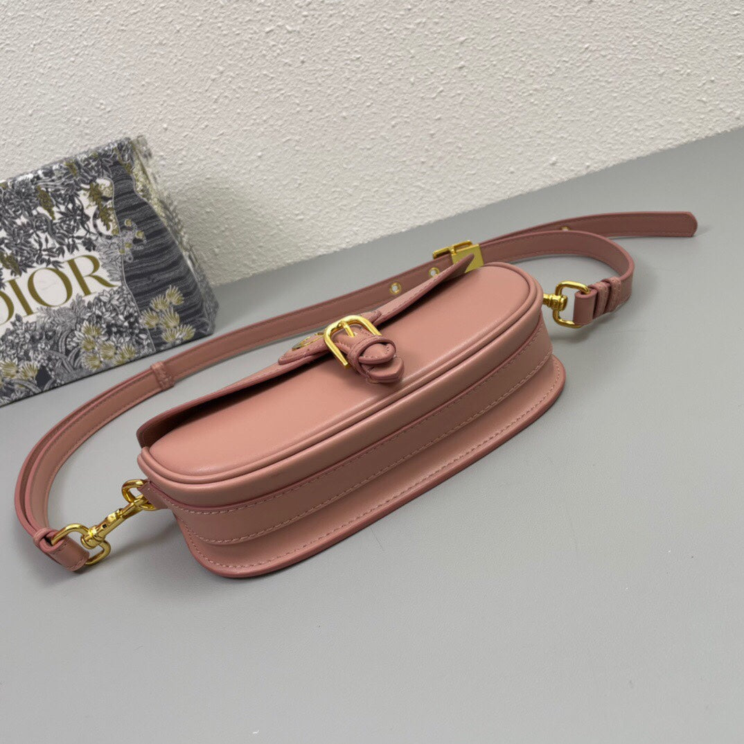 Luxury DiorMINI BOBBY EAST-WEST 20 BAG IN ROSE PINK CALFSKIN