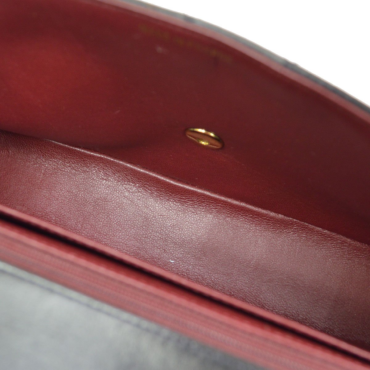 CHANEL★ 1994 Classic Flap Top Handle Bag Medium Black Lambskin 41952