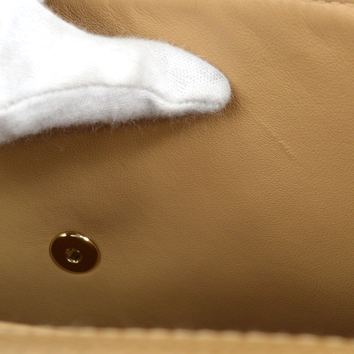 CHANEL 2000-2001 Beige Caviar Classic Flap Jumbo 43271