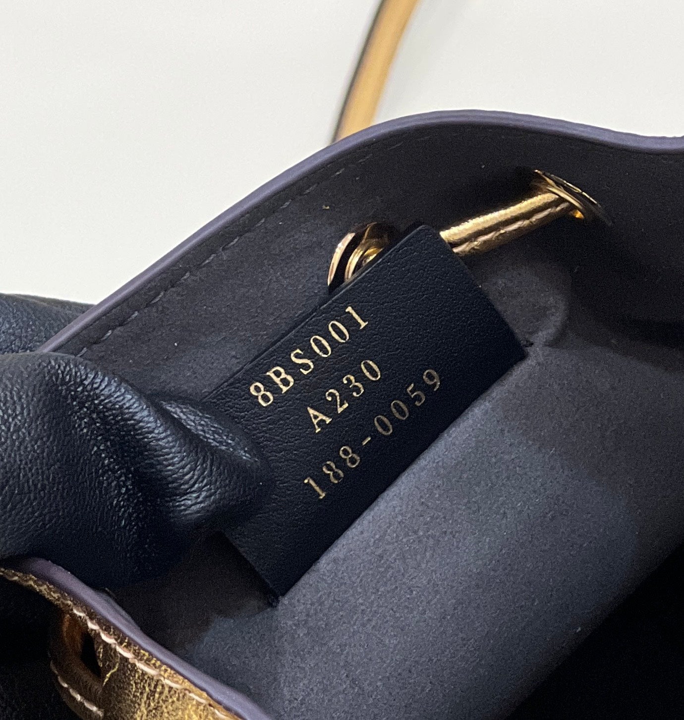 Luxury FendiMON TRESOR 18 IN GOLD METALLIC CALFSKIN