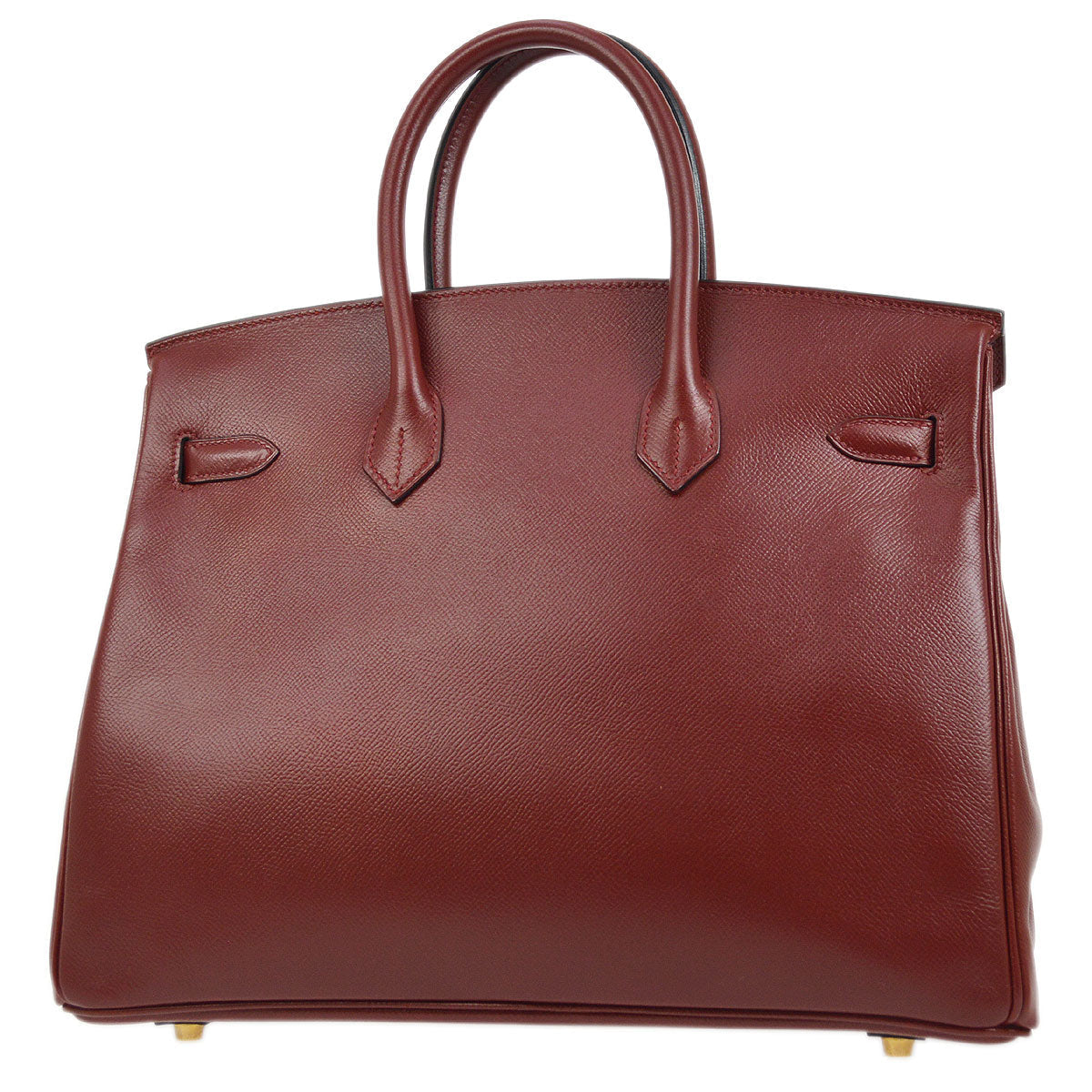 Luxury Hermes 2002 BIRKIN 35 Rouge H Courchevel