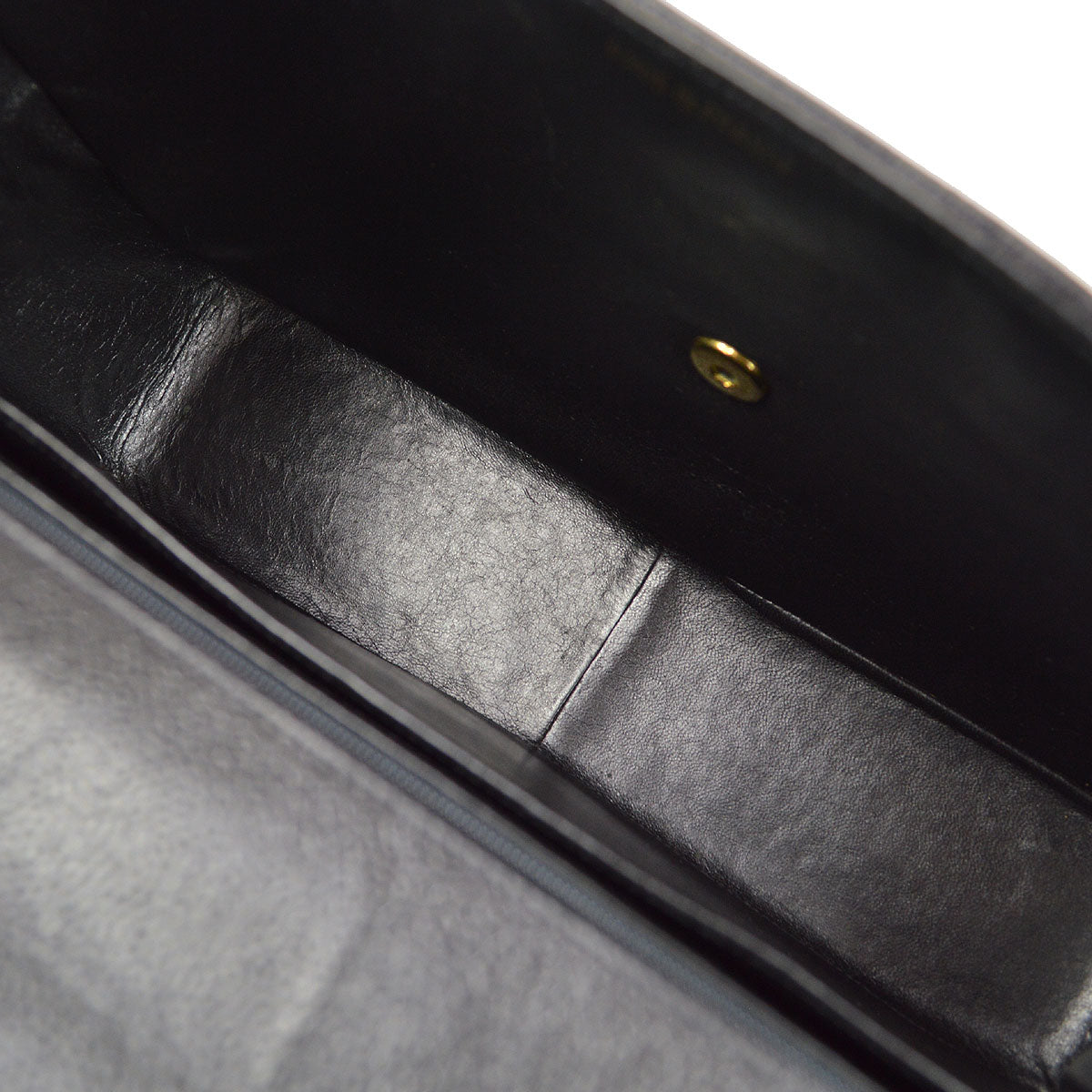 CHANEL 1994-1996 Black Caviar Vertical Classic Flap Jumbo 73576