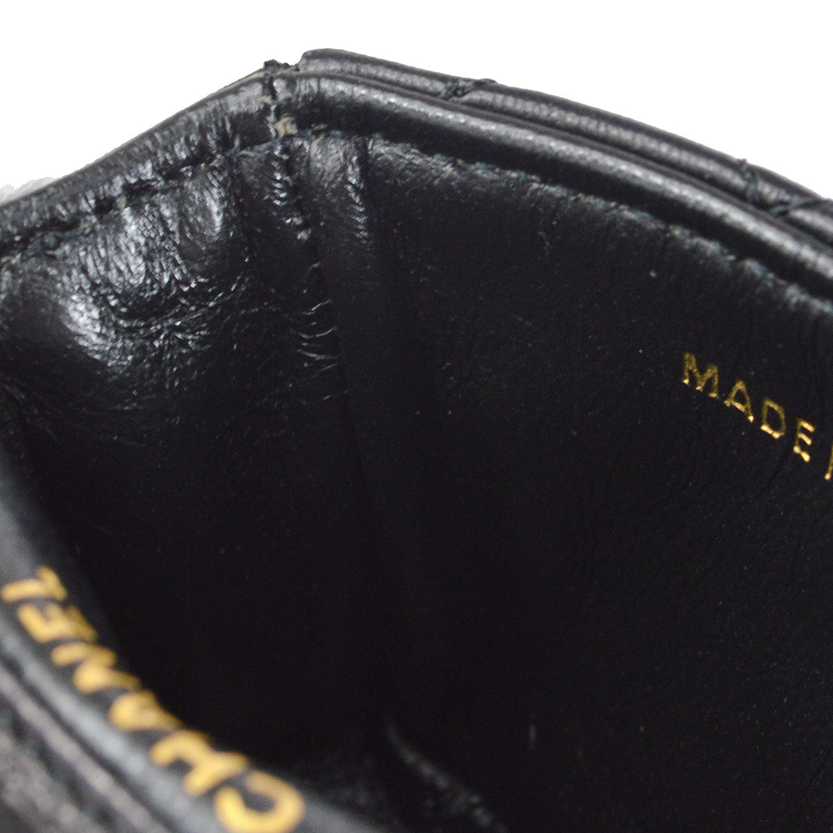 CHANEL Classic Flap Micro Charm Black Lambskin 63555