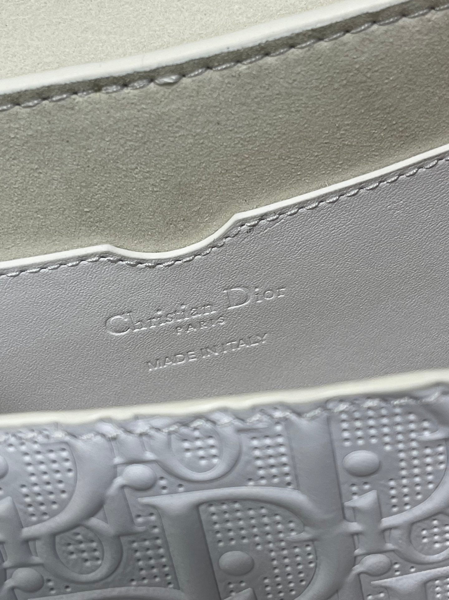 Luxury DiorBOBBY EAST-WEST 21 BAG IN WHITE LAMBSKIN