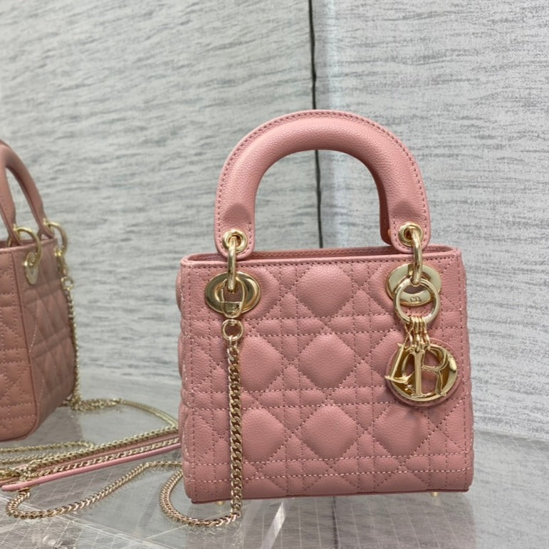 Luxury Diormini lady 17 sakura calfskin ghw