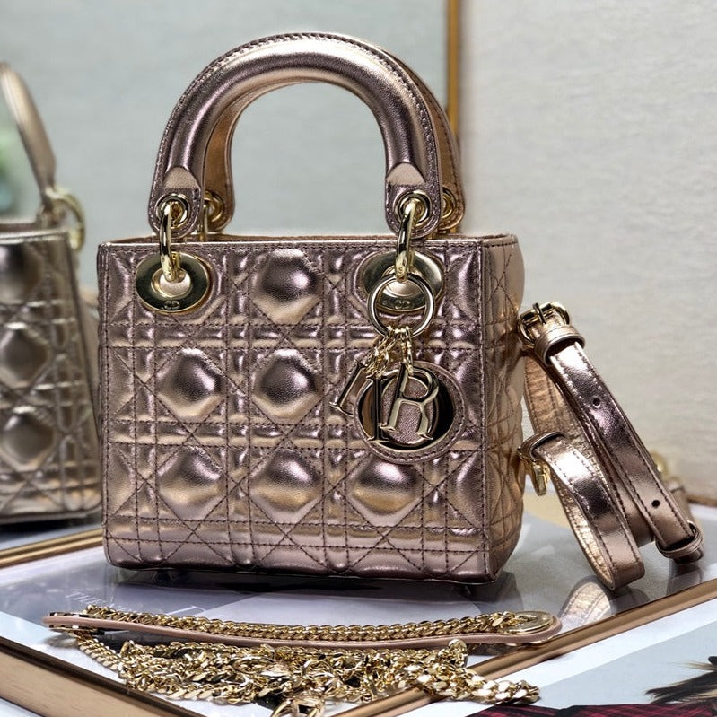 Luxury Diormini lady 17 light purple metalic lambkin
