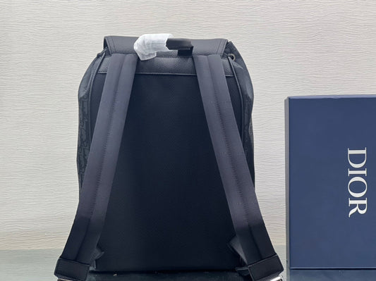 Luxury DiorMEDIUM BACKPACK 38 IN BLACK OBLIQUE MIRAGE CALFSKIN
