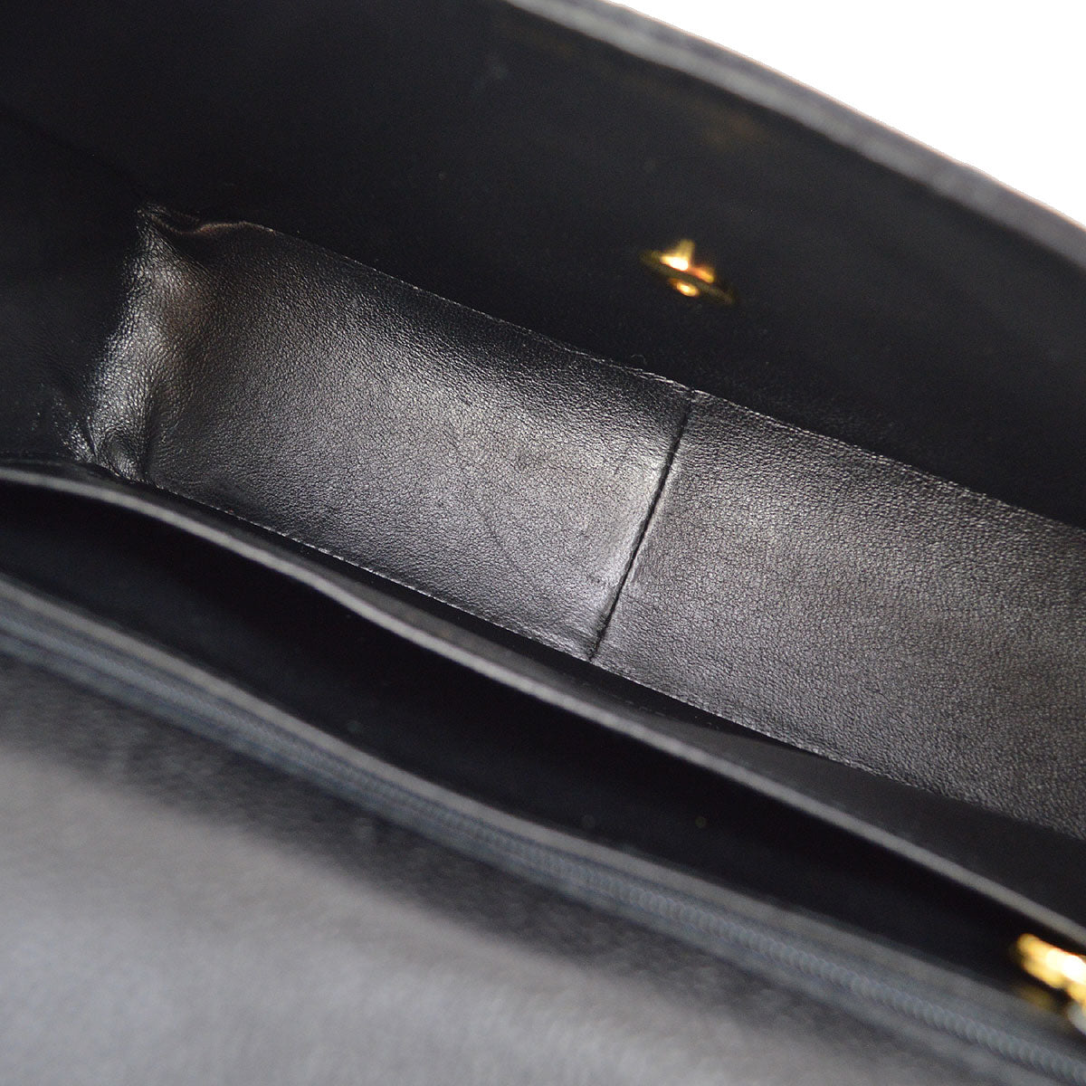 CHANEL 1997-1999 Tall Diana Flap Medium Black Caviar 15675