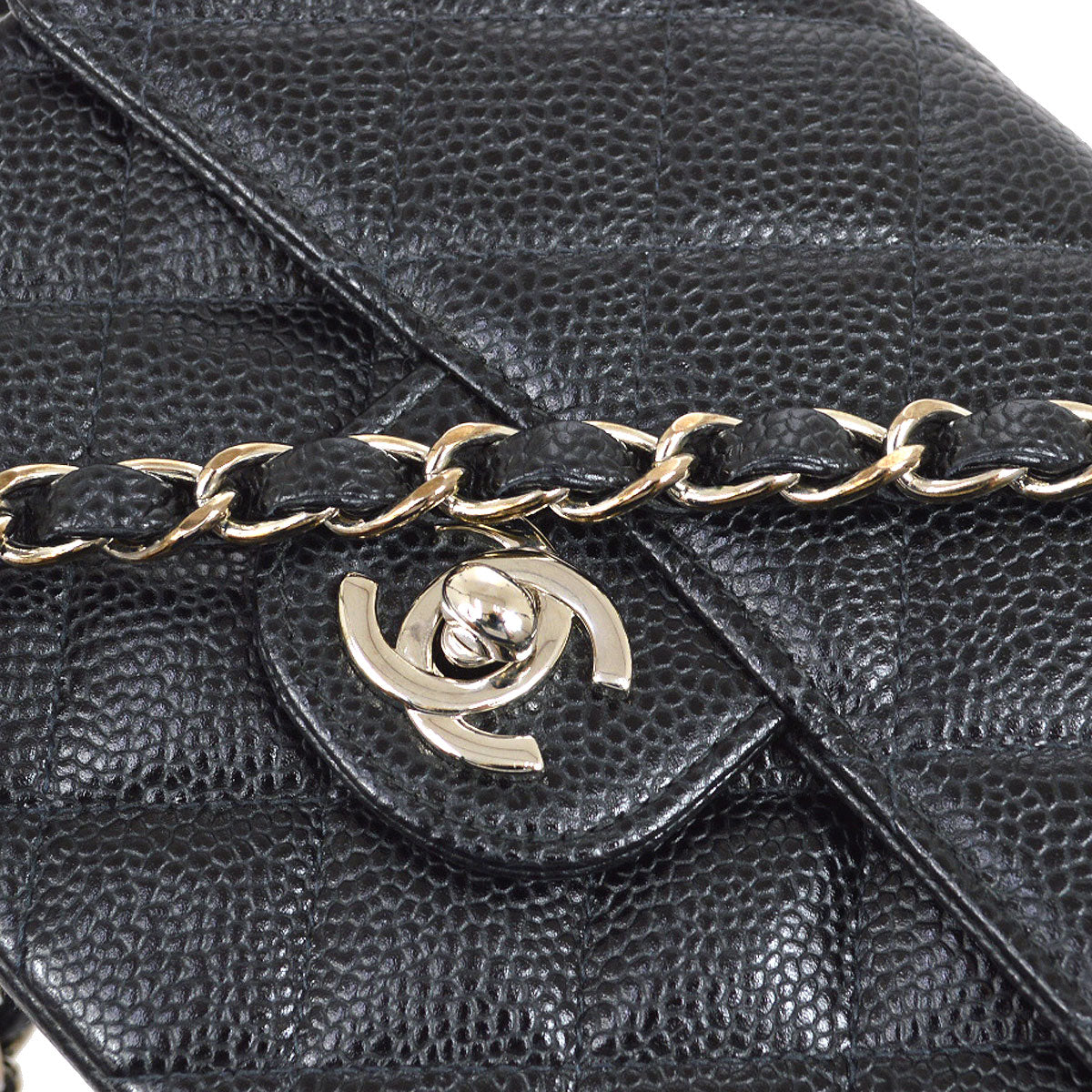 CHANEL 2000-2001 Mini Classic Square Flap SHW 24662