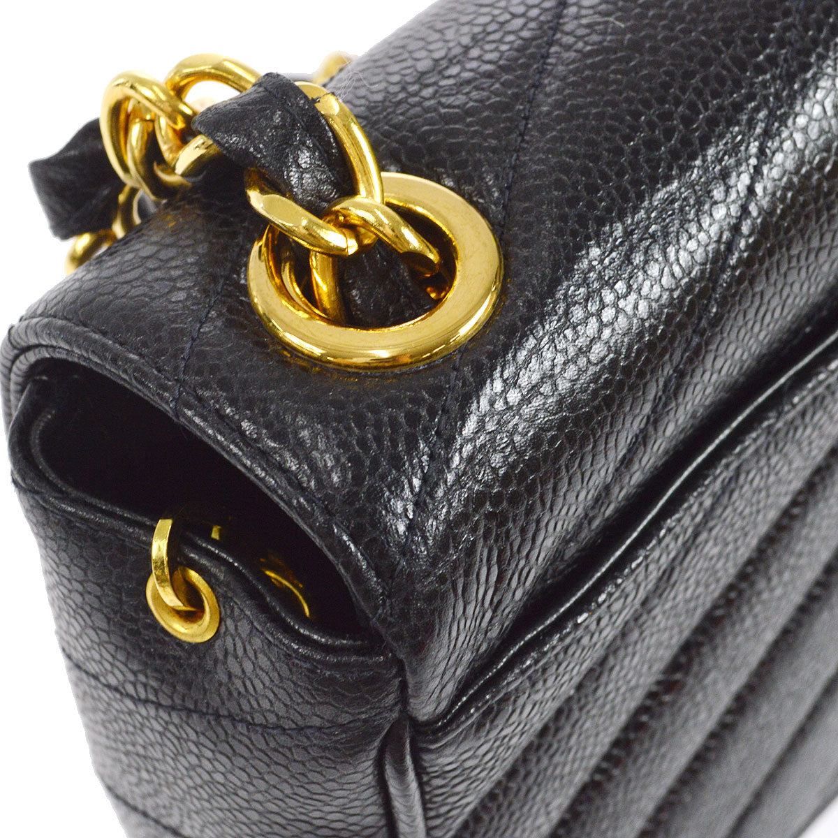 CHANEL 1994-1996 Mini Chevron Letter Flap 55604